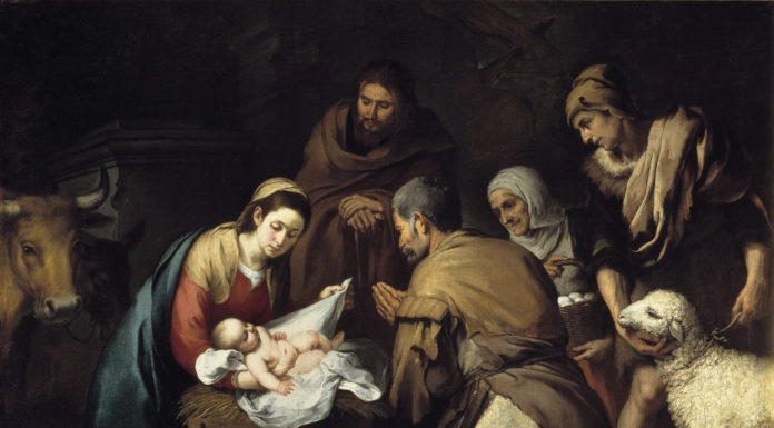 La Adoración de los pastores, Bartolomé Esteban Murillo, Museo Nacional del Prado